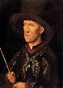 Jan Van Eyck Portrait of Baudouin de Lannoy oil painting reproduction